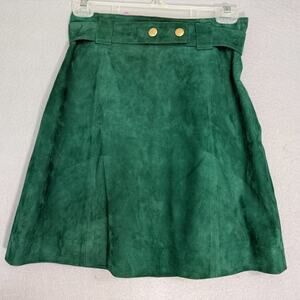Green Mini Skirt